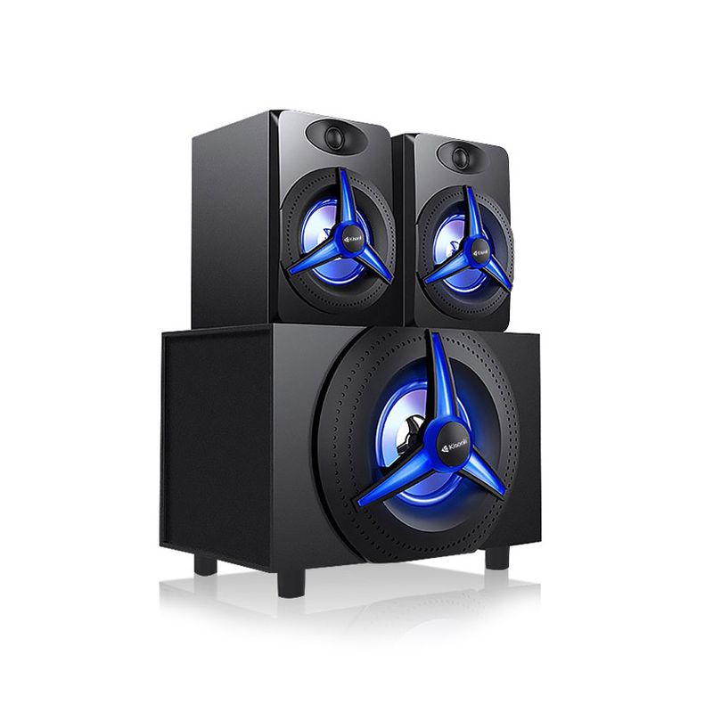 Zvucnik Kisonli TM-7000A 2.1 sistem remote microSD LED crni
