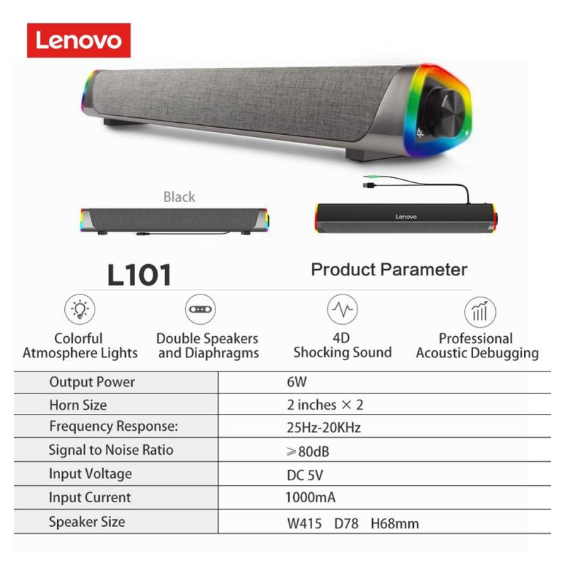 Zvucnik Lenovo L101 RGB