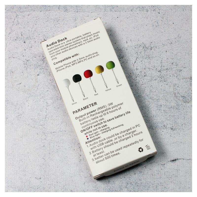 Zvucnik na 3.5mm zuti