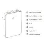 Back up baterija Oxpower HT11 10000 mAh bela - Slika 3
