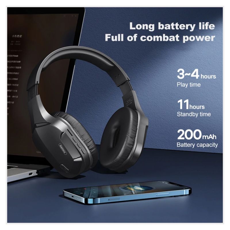 Bluetooth slusalice REMAX RB-750HB plave