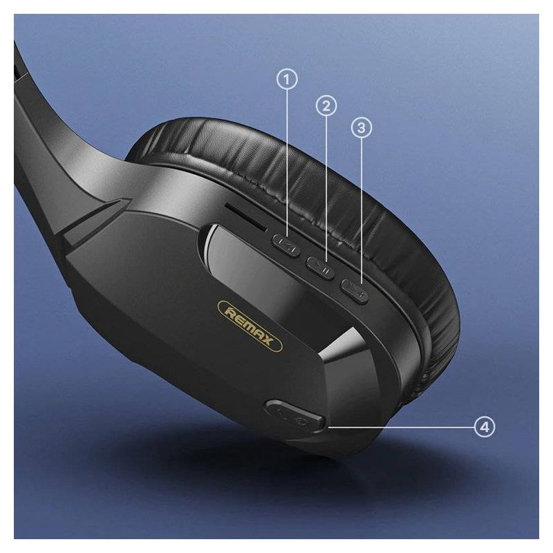 Bluetooth slusalice REMAX RB-750HB plave