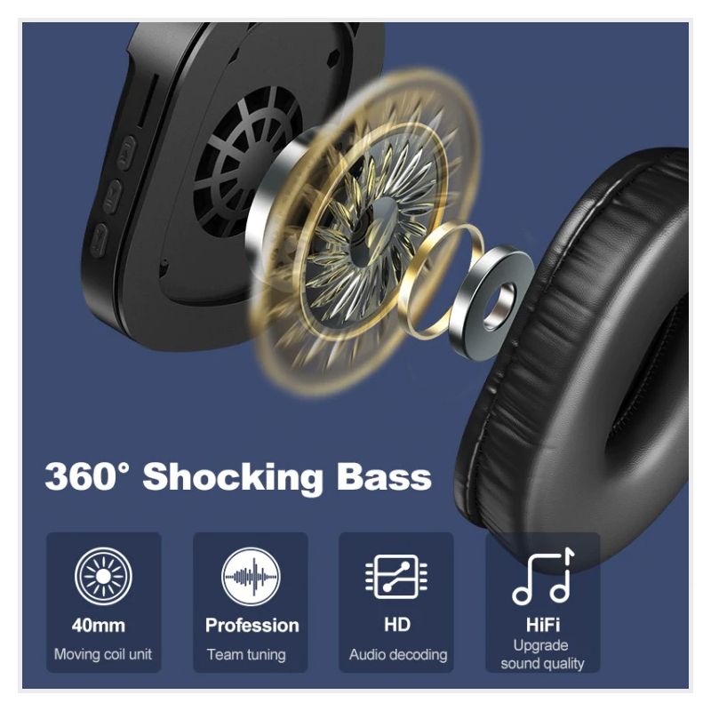 Bluetooth slusalice REMAX RB-750HB plave