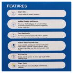 Kucna zastitna kamera MBOSS MIP58 1080P WIFI bela - Slika 10