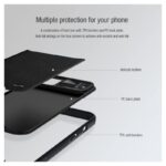 Maskica Nillkin CamShield Leather za iPhone 13 6.1 ljubicasta - Slika 10
