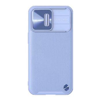 Maskica Nillkin CamShield Leather za iPhone 13 Pro 6.1 ljubicasta