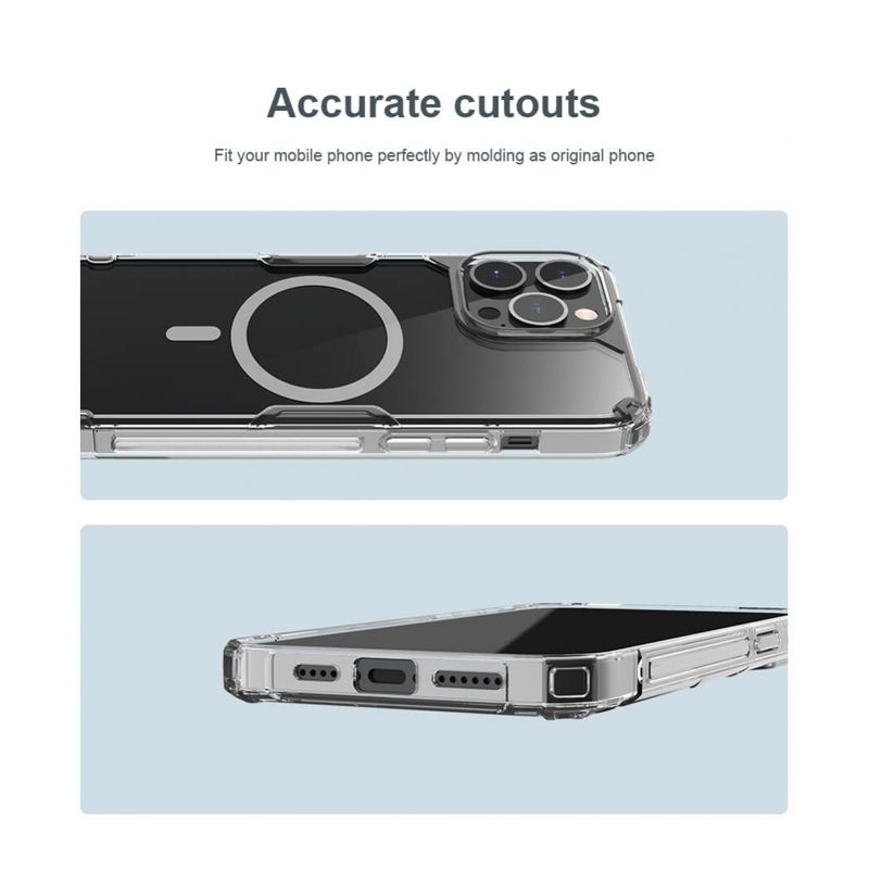 Maskica Nillkin Nature Pro Magnetic za iPhone 14 Pro Max 6.7 plava