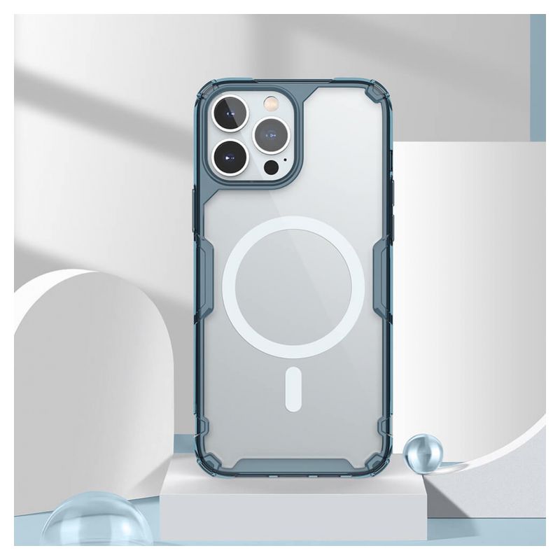 Maskica Nillkin Nature Pro Magnetic za iPhone 14 Pro Max 6.7 plava