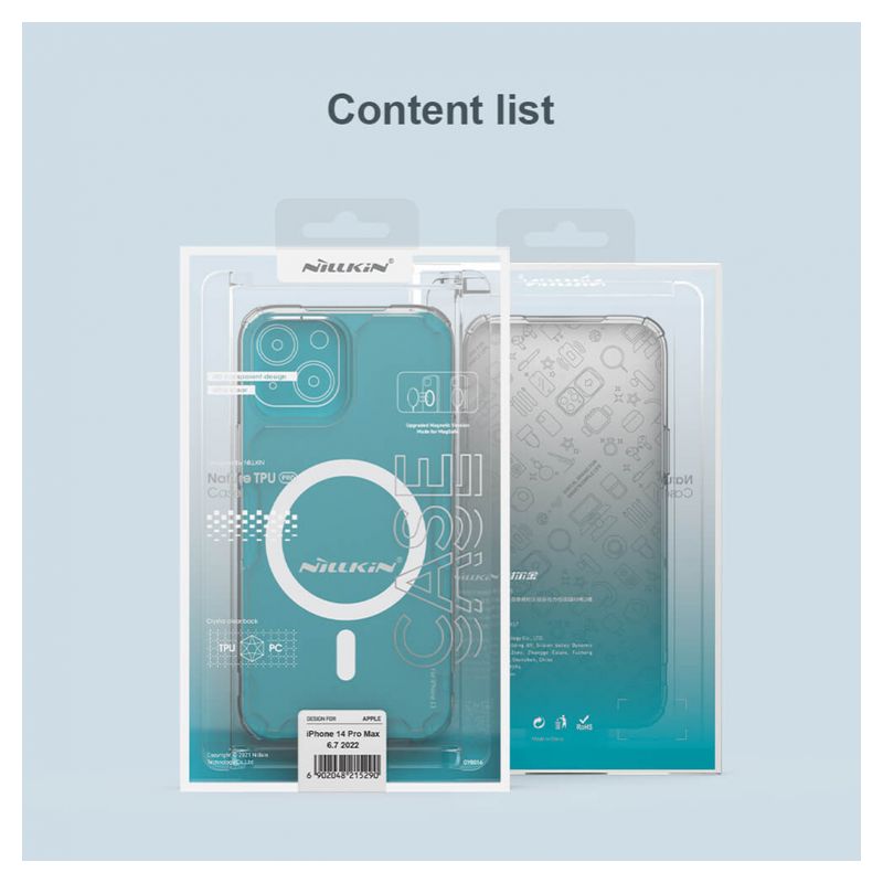 Maskica Nillkin Nature Pro Magnetic za iPhone 14 Pro Max 6.7 plava