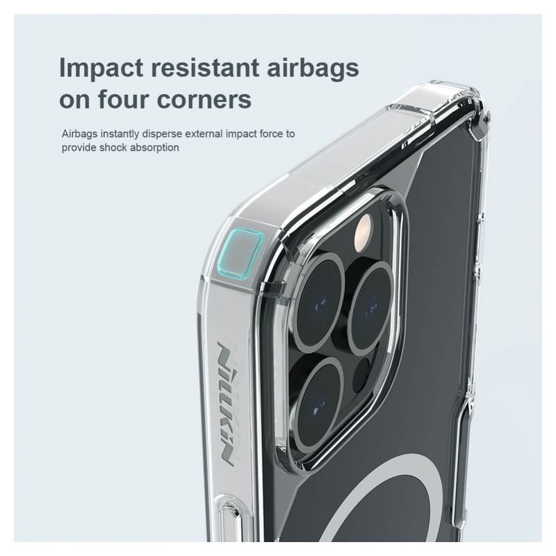 Maskica Nillkin Nature Pro Magnetic za iPhone 14 Pro Max 6.7 plava