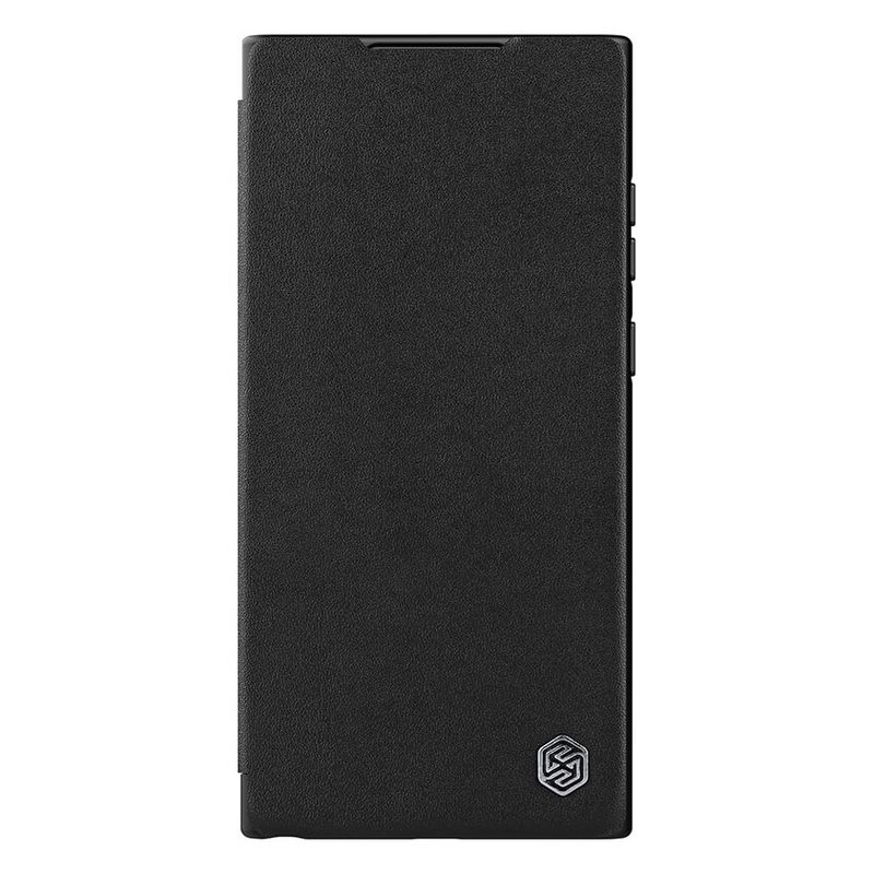 Maskica Nillkin Qin Pro Leather za Samsung S908B Galaxy S22 Ultra 5G crna