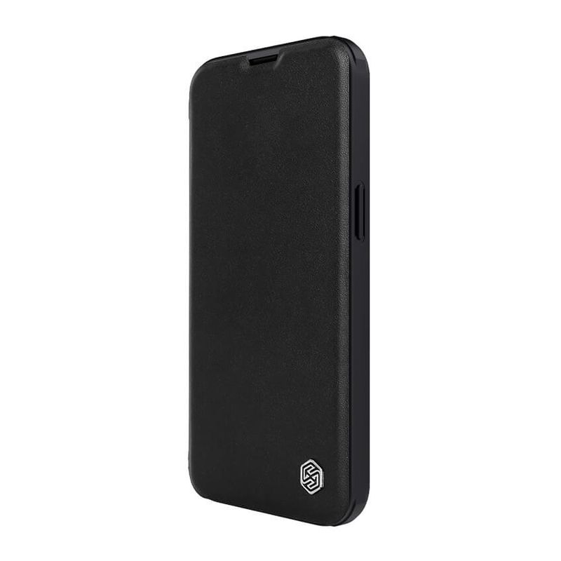 Maskica Nillkin Qin Pro (plain leather) za iPhone 14 Pro Max 6.7 crna