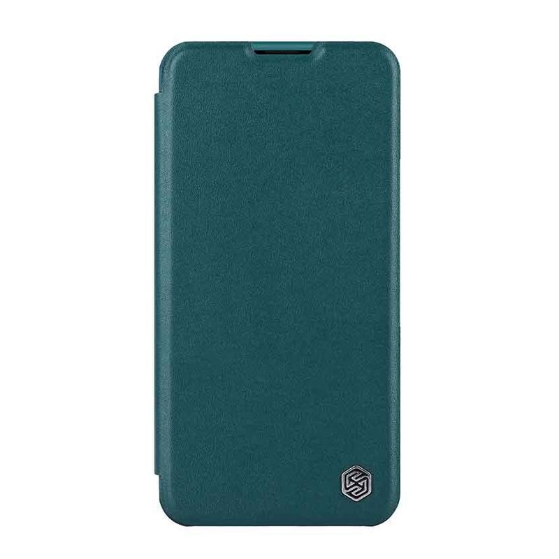 Maskica Nillkin Qin Pro (plain leather) za iPhone 14 Pro Max 6.7 zelena