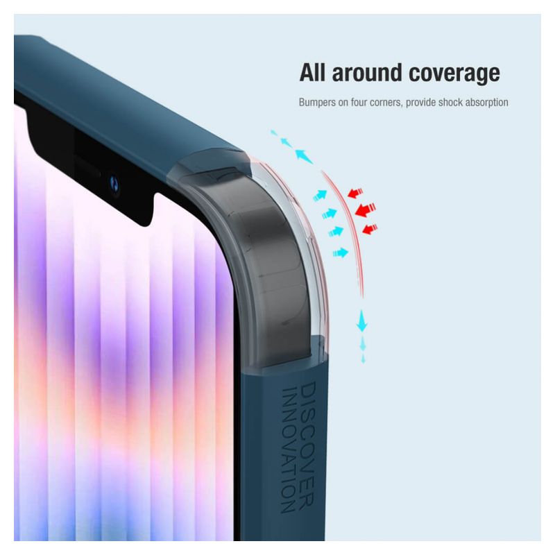 Maskica Nillkin Scrub Pro Magnetic za iPhone 14 Pro 6.1 plava