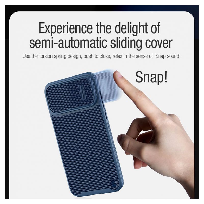 Maskica Nillkin Textured S za iPhone 14 Pro Max 6.7 crna