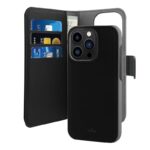 Maskica Puro novcanik 2u1 za iPhone 14 Pro 6.1 crna