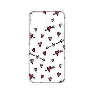 Maskica Silikonska Print Skin za iPhone 14 6.1 Heart Pattern