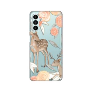 Maskica Silikonska Print Skin za Samsung A136 Galaxy A13 5G Flower Deer