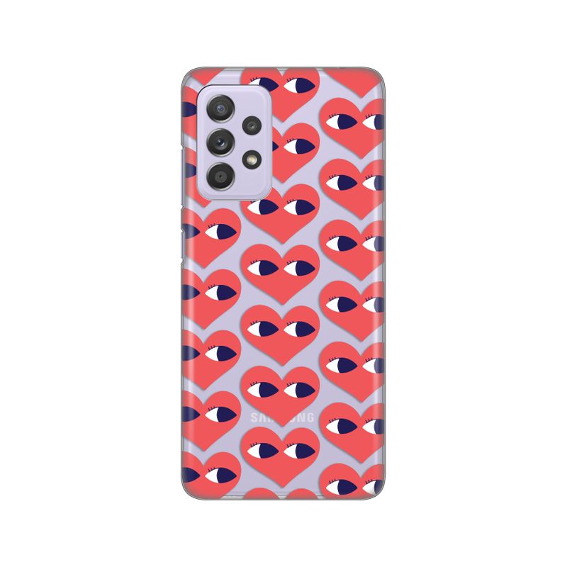 Maskica Silikonska Print Skin za Samsung A525F/A526B/A528B Galaxy A52 4G/A52 5G/A52s 5G Eye Heart Pattern Maskica Silikonska Print Skin za Samsung A525F/A526B/A528B Galaxy A52 4G/A52 5G/A52s 5G Eye Heart Pattern - Slika 1