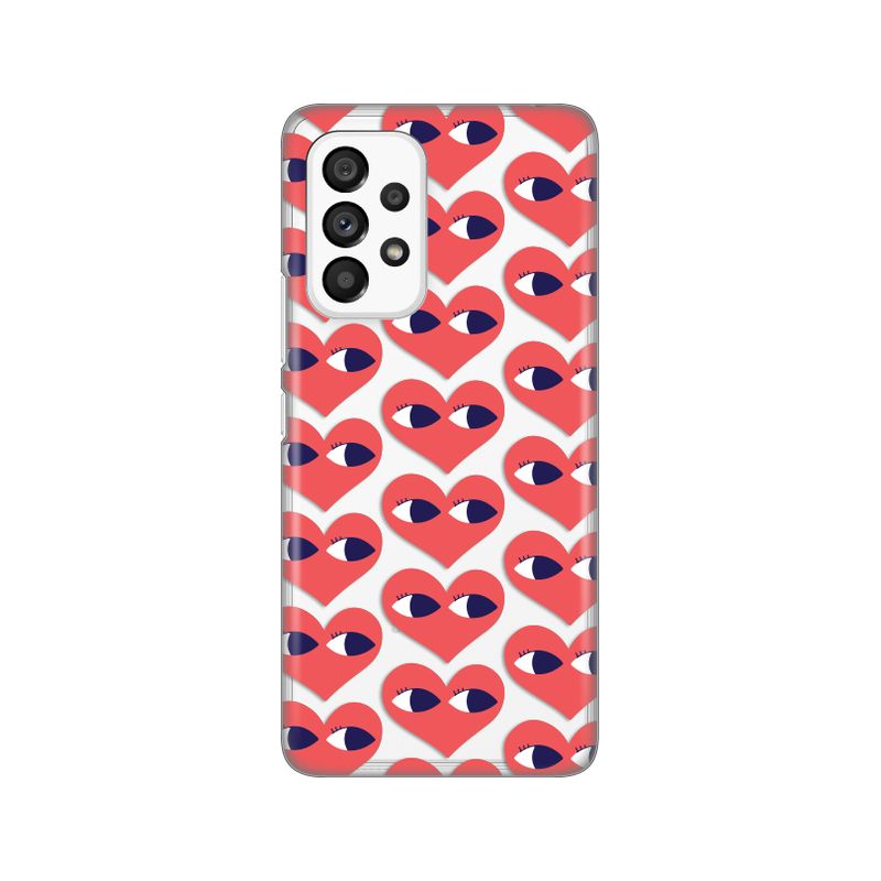 Maskica Silikonska Print Skin za Samsung A536B Galaxy A53 5G Eye Heart Pattern Maskica Silikonska Print Skin za Samsung A536B Galaxy A53 5G Eye Heart Pattern - Slika 1