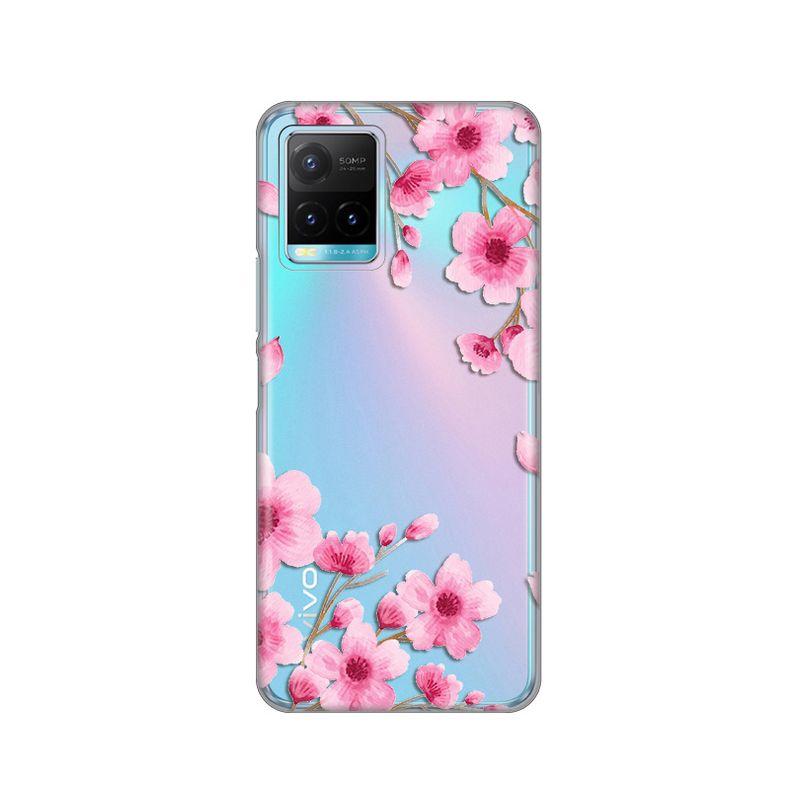 Maskica Silikonska Print Skin za Vivo Y21/Y21s/Y33s Rose flowers