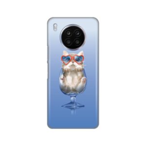 Maskica Silikonska Print za Honor 50 lite/Nova 8i Funny Cat