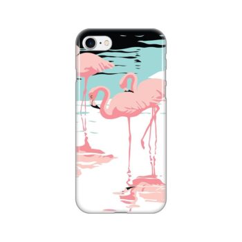 Maskica Silikonska Print za iPhone 7/8/SE 2020/2022 Pink Flamingos