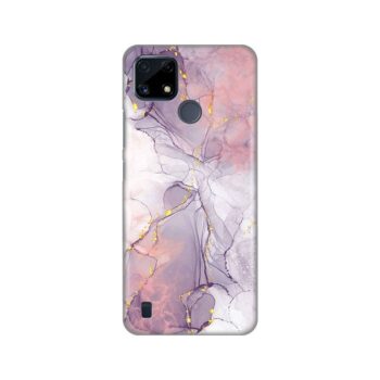 Maskica Silikonska Print za Realme C25/C21Y/C25Y Pink Marble