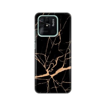 Maskica Silikonska Print za Xiaomi Redmi 10C All Black