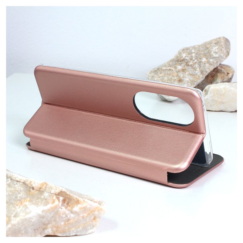 Maskica Teracell Flip Cover za Honor 70 roze