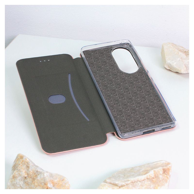 Maskica Teracell Flip Cover za Honor 70 roze