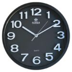 Sat zidni WFS Z9 crni - Slika 2