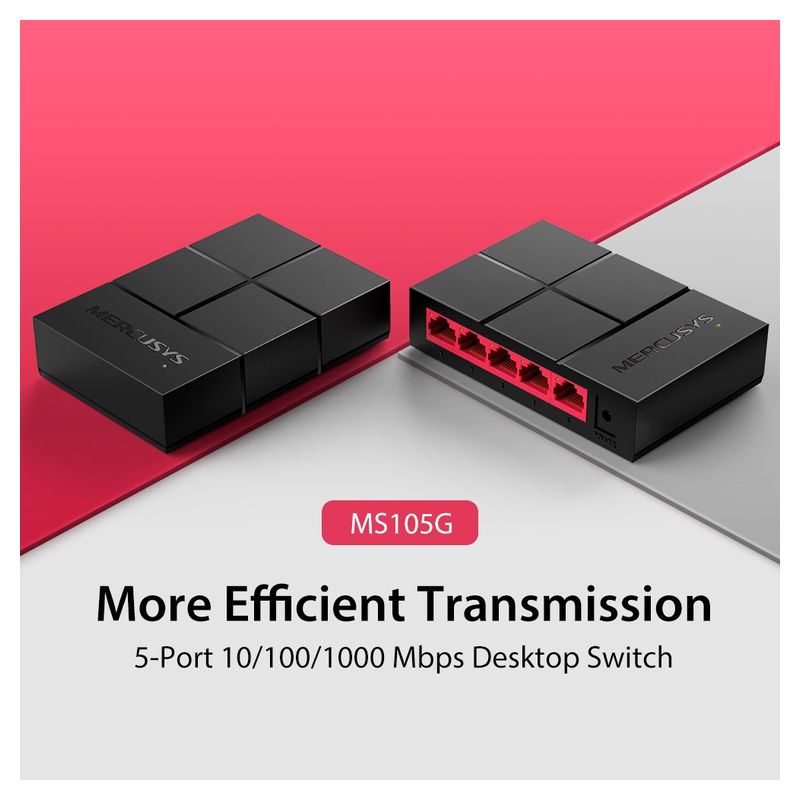Switch 10 / 100 / 1000 5-port Mercusys MS105G