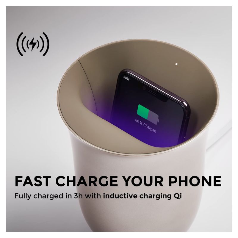 Wireless punjac sa UV zastitom Lexon Oblio LH59N crni