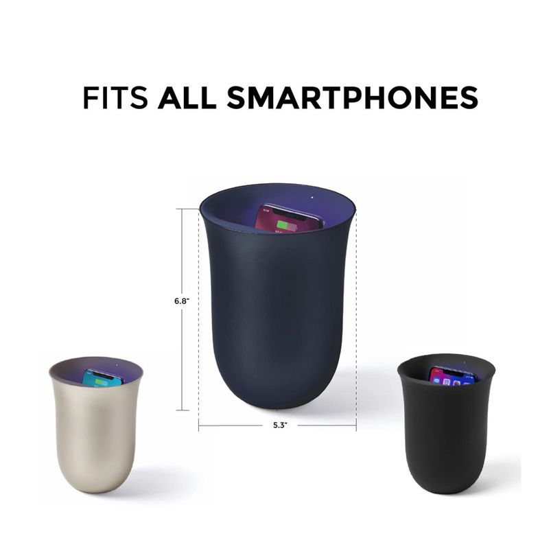 Wireless punjac sa UV zastitom Lexon Oblio LH59N crni