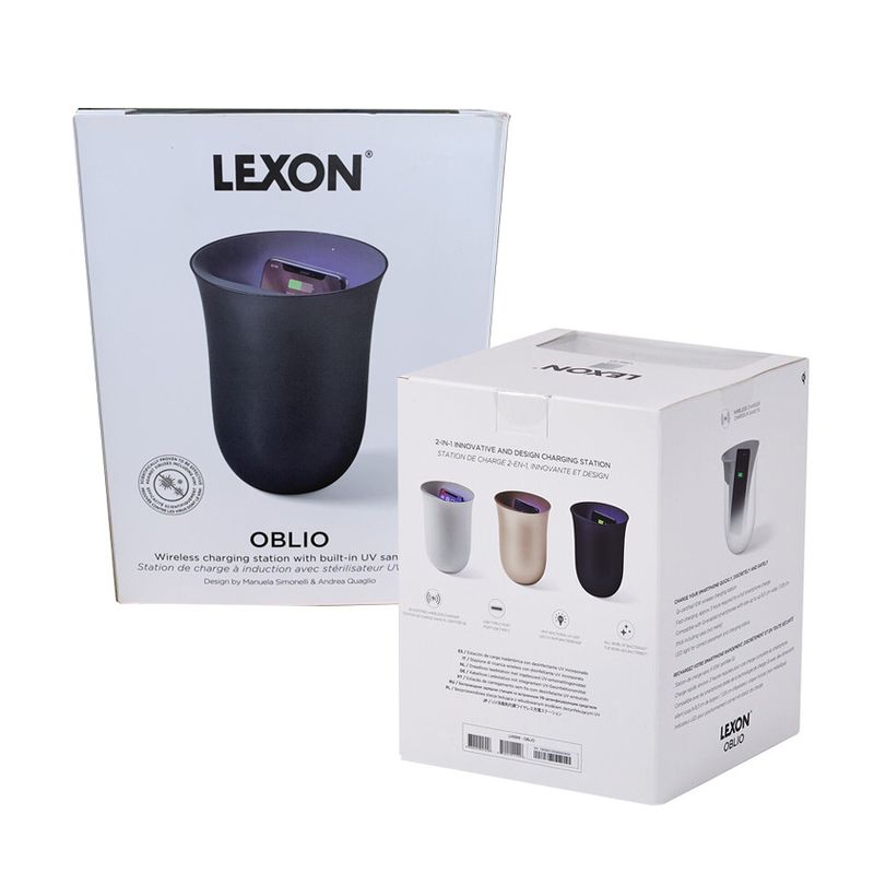 Wireless punjac sa UV zastitom Lexon Oblio LH59N crni
