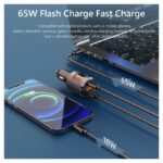 Auto punjac SC01 Super Charger PD 65W/USB 18W - Slika 10