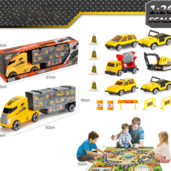 Sleper sa gradjevinskim masinama SET 138667