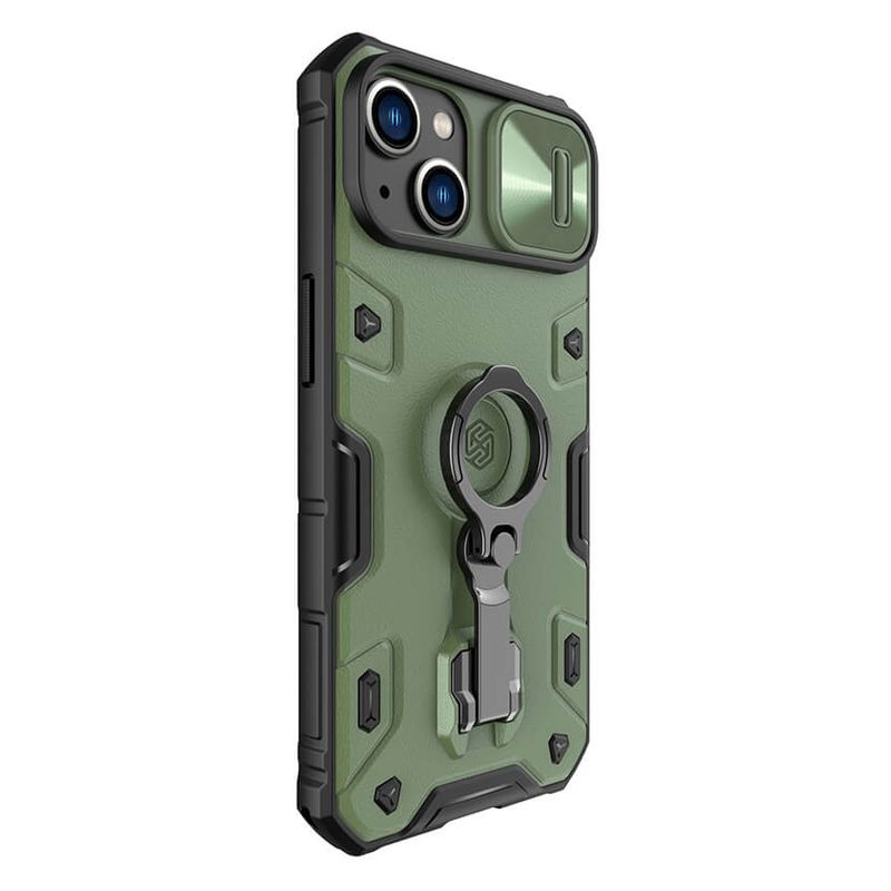 Maskica Nillkin CamShield Armor Pro Magnetic za iPhone 14 Plus 6.7 zelena