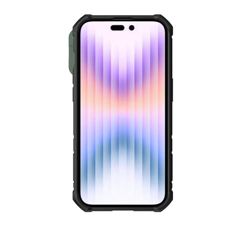 Maskica Nillkin CamShield Armor Pro Magnetic za iPhone 14 Pro 6.1 zelena