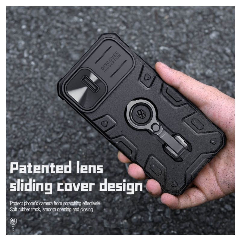 Maskica Nillkin CamShield Armor Pro za iPhone 14 Plus 6.7 plava