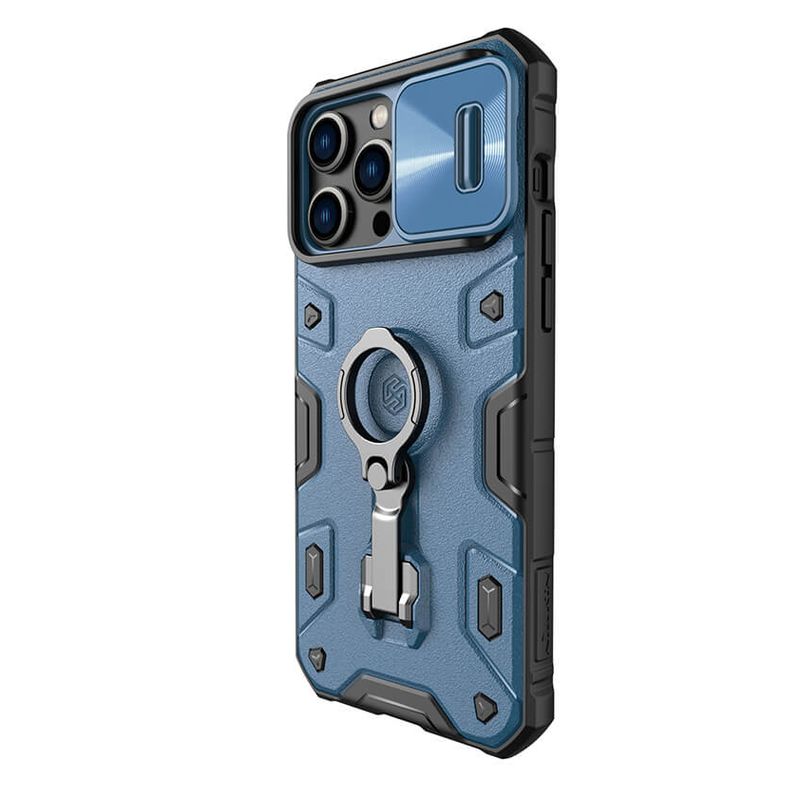 Maskica Nillkin CamShield Armor Pro za iPhone 14 Pro Max 6.7 plava