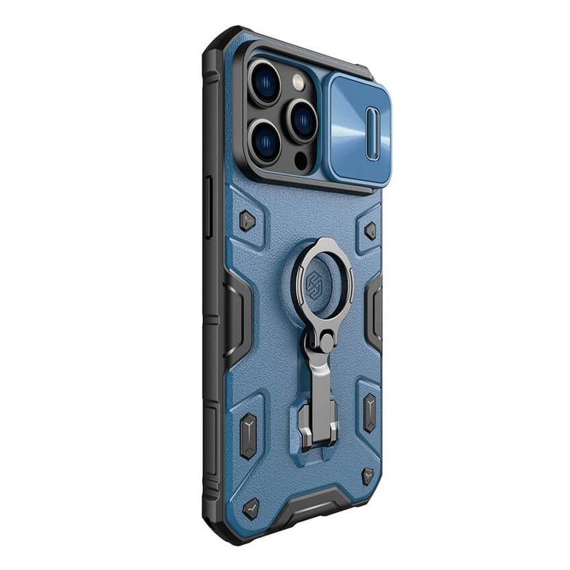 Maskica Nillkin CamShield Armor Pro za iPhone 14 Pro Max 6.7 plava