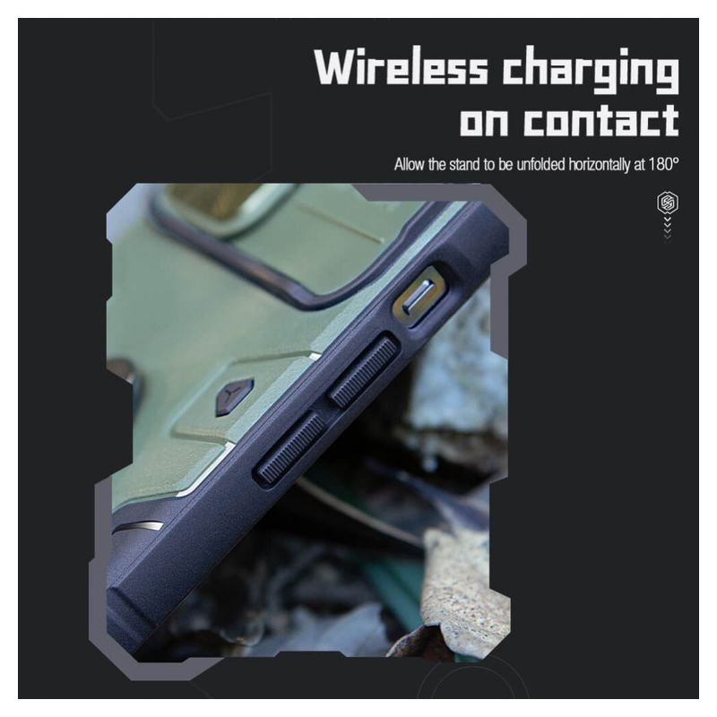 Maskica Nillkin CamShield Armor Pro za iPhone 14 Pro Max 6.7 plava