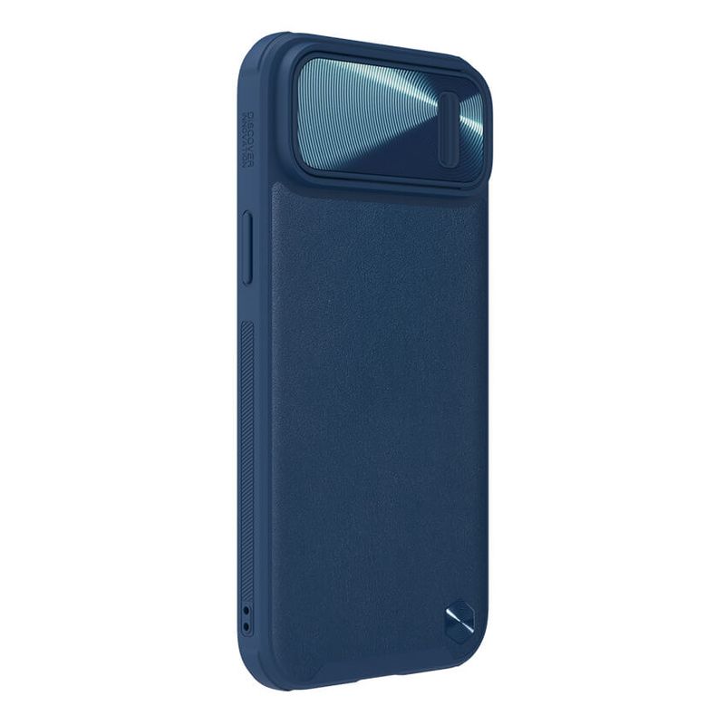 Maskica Nillkin CamShield Leather S za iPhone 14 6.1 plava