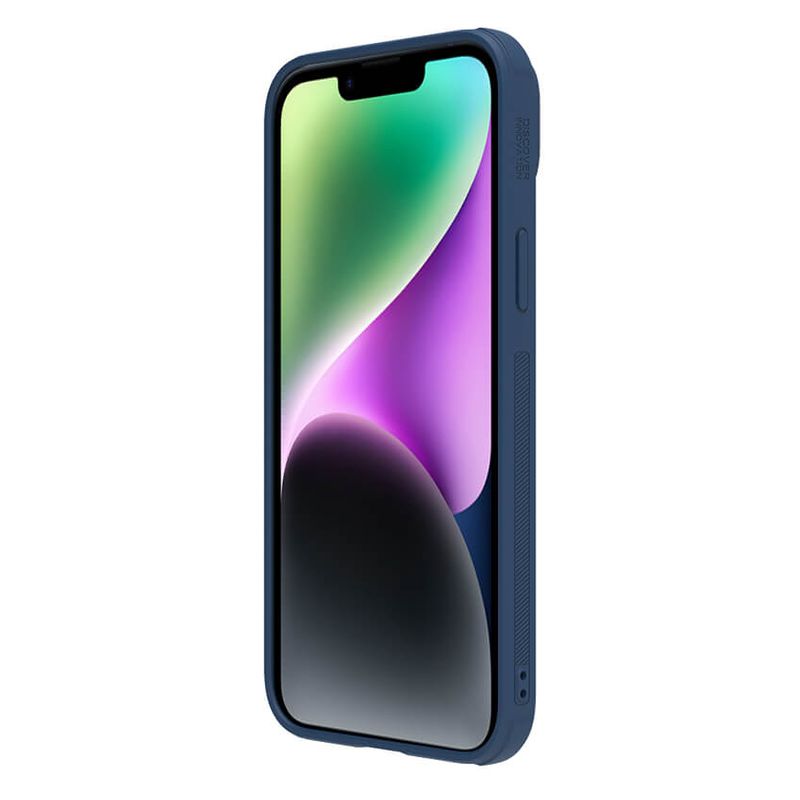 Maskica Nillkin CamShield Leather S za iPhone 14 6.1 plava