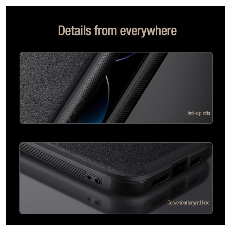 Maskica Nillkin CamShield Leather S za iPhone 14 Plus 6.7 zelena