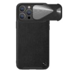 Maskica Nillkin CamShield Leather S za iPhone 14 Pro Max 6.7 crna