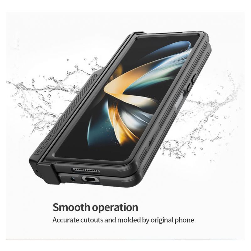 Maskica Nillkin CamShield Pro za Samsung Galaxy Z Fold 4 5G (with pen slot & stand) plava