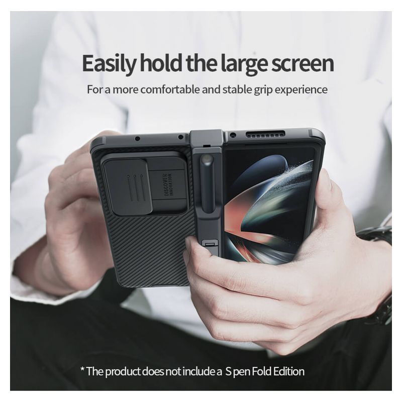 Maskica Nillkin CamShield Pro za Samsung Galaxy Z Fold 4 5G (with pen slot & stand) zelena